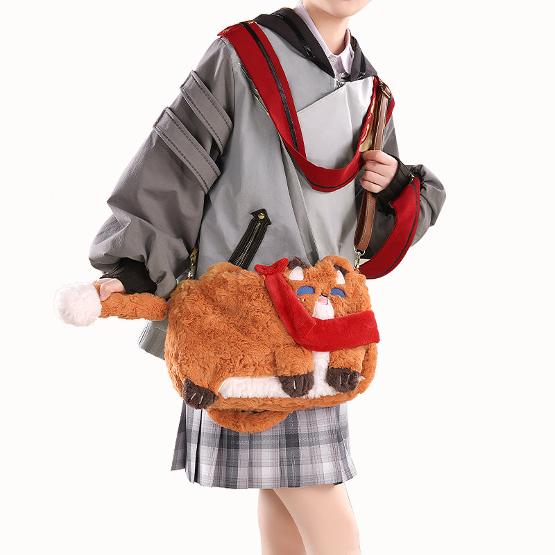 【In Stock】PLUSH WONDERLAND Game Genshin Impact Cosplay Scaramouche / Zhongli / Tartaglia / Wanderer / Hutao / Xiao / Klee Bag Childe Hu Tao Plush Cute