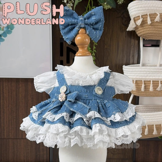 【INSTOCK】PLUSH WONDERLAND Denim Princess Skirt 20CM Doll Clothes