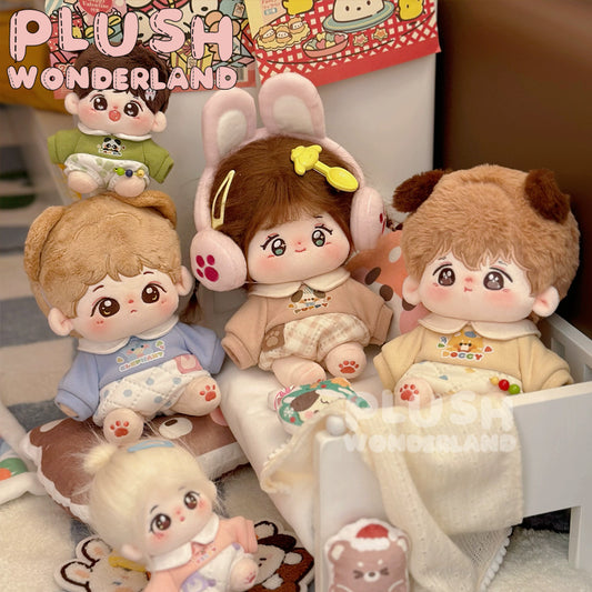 【PRESALE】PLUSH WONDERLAND Butter And Bread Crawl Suit Plushies Cotton Doll Clothes 20CM