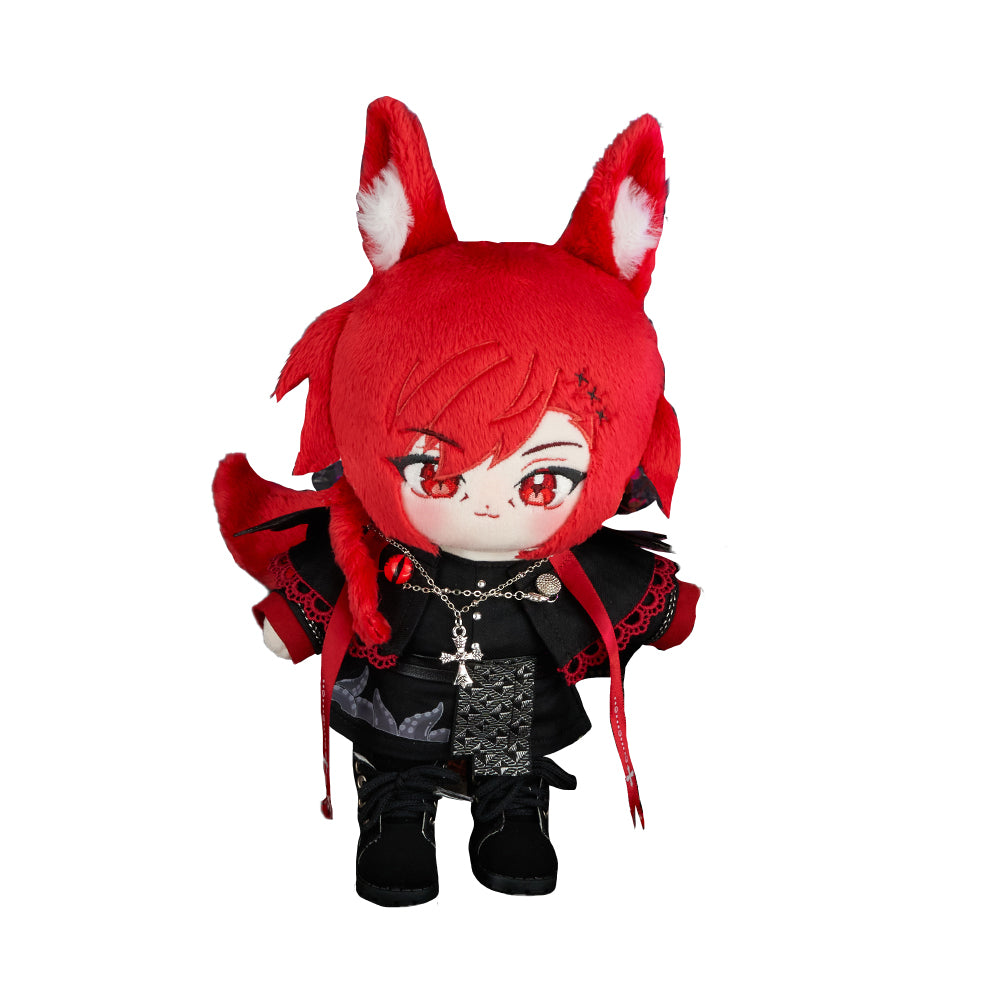 【Sold Out】PLUSH WONDERLAND Red Cat Plushies Cotton Doll 20CM FANMADE