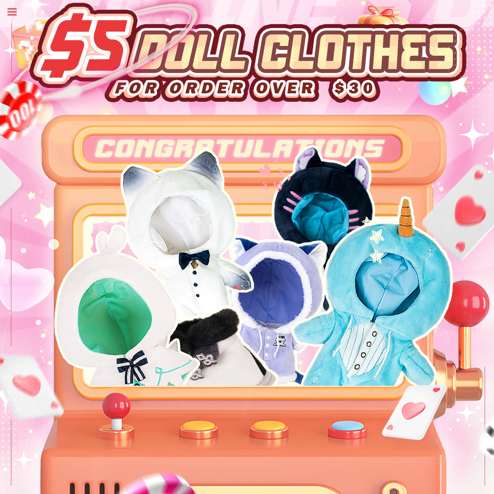 Pay More $5 Can Get One Doll clothes (For Orders Over $30 )