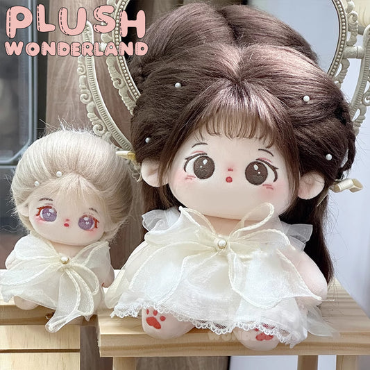 【INSTOCK】PLUSH WONDERLAND White lace dress 10/20CM Doll Clothes