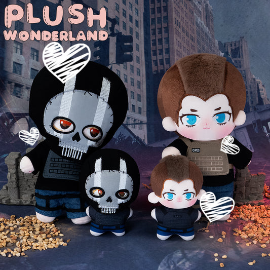 【INSTOCK】【10CM Doll】PLUSH WONDERLAND British Special Forces Operator/ Captain Plushies Printed Body 10CM Cotton Doll FANMADE COD