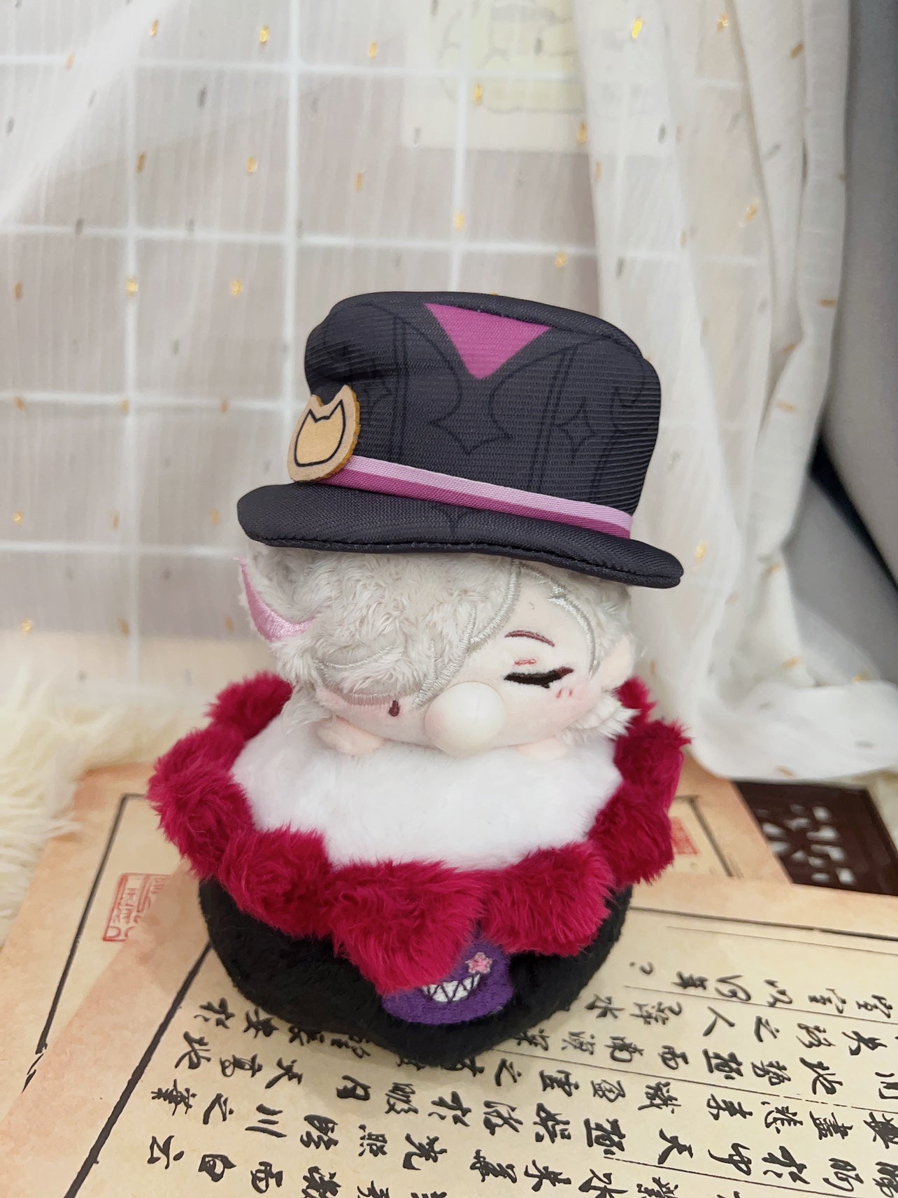 【In Stock】PLUSH WONDERLAND Genshin Impact Lyney / Lynette 12CM Plushie Pendant FANMADE