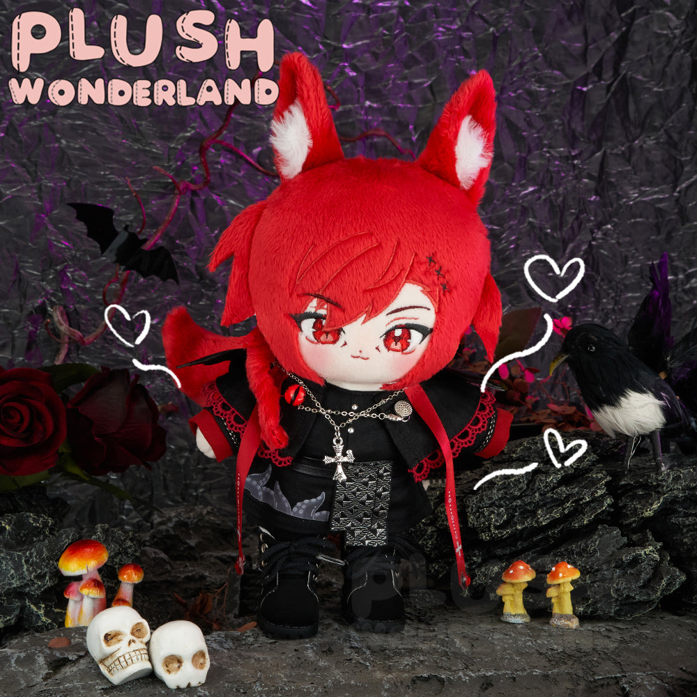 【Sold Out】PLUSH WONDERLAND Red Cat Plushies Cotton Doll 20CM FANMADE
