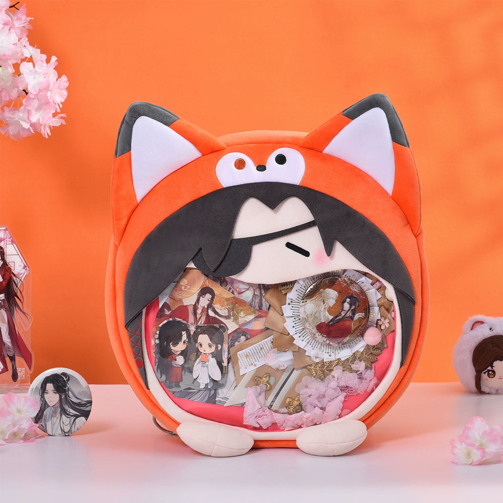 【PRESALE】PLUSH WONDERLAND Anime Heaven Official's Blessing XieLian / HuaCheng Headphone Bag/ Itabag Guan Ci Fu TGCF Xie Lian / Hua Cheng/San Lang