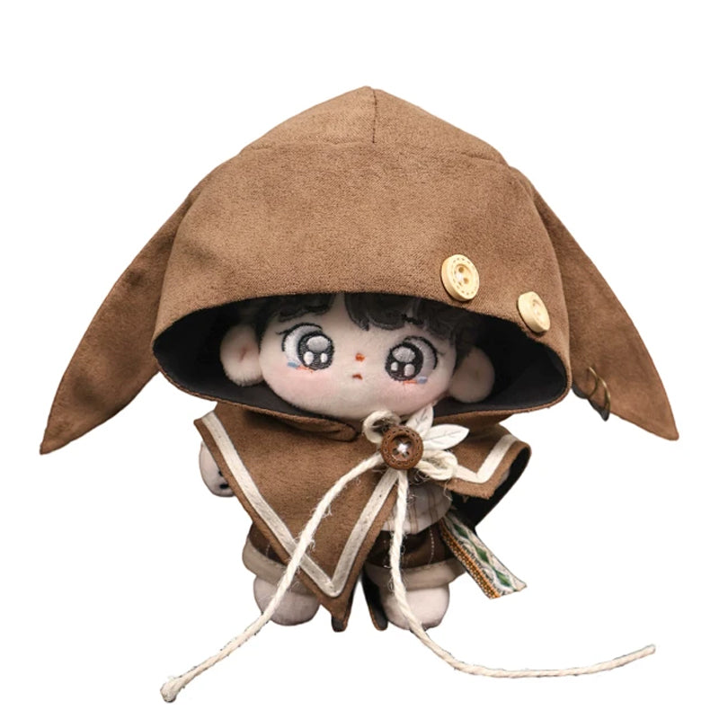 【PRESALE】PLUSH WONDERLAND Brown Forest Cottage Cloak 10CM Doll Clothes