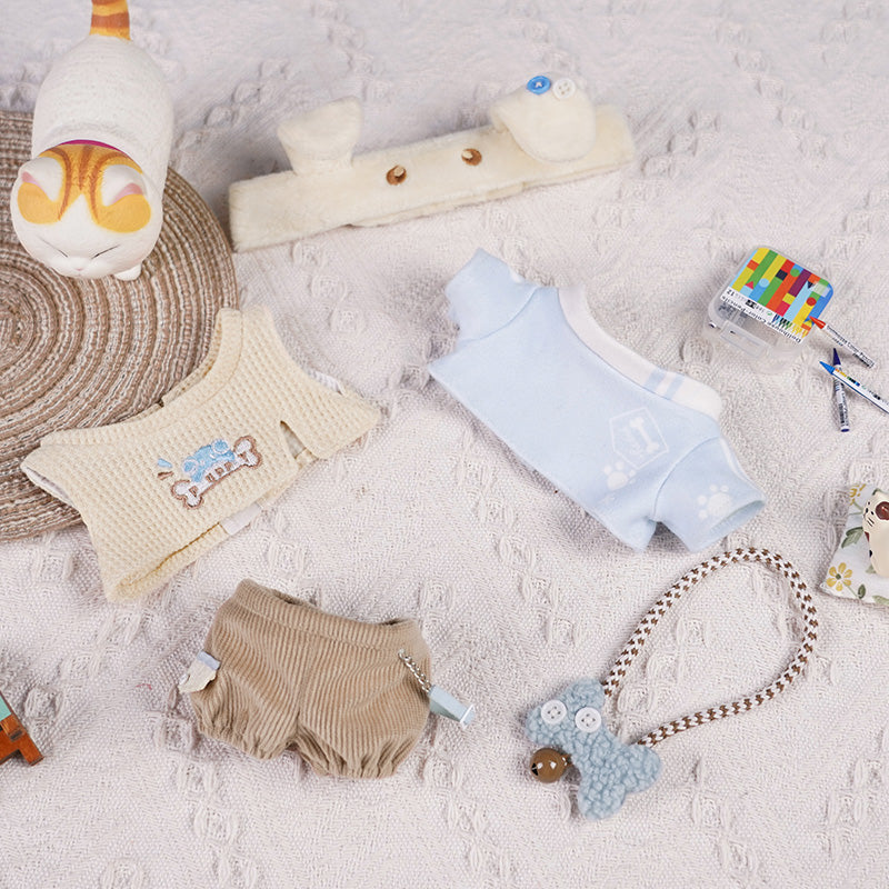 【INSTOCK】PLUSH WONDERLAND Puppy Crush Bones Cotton Doll Plush Clothes 20 CM