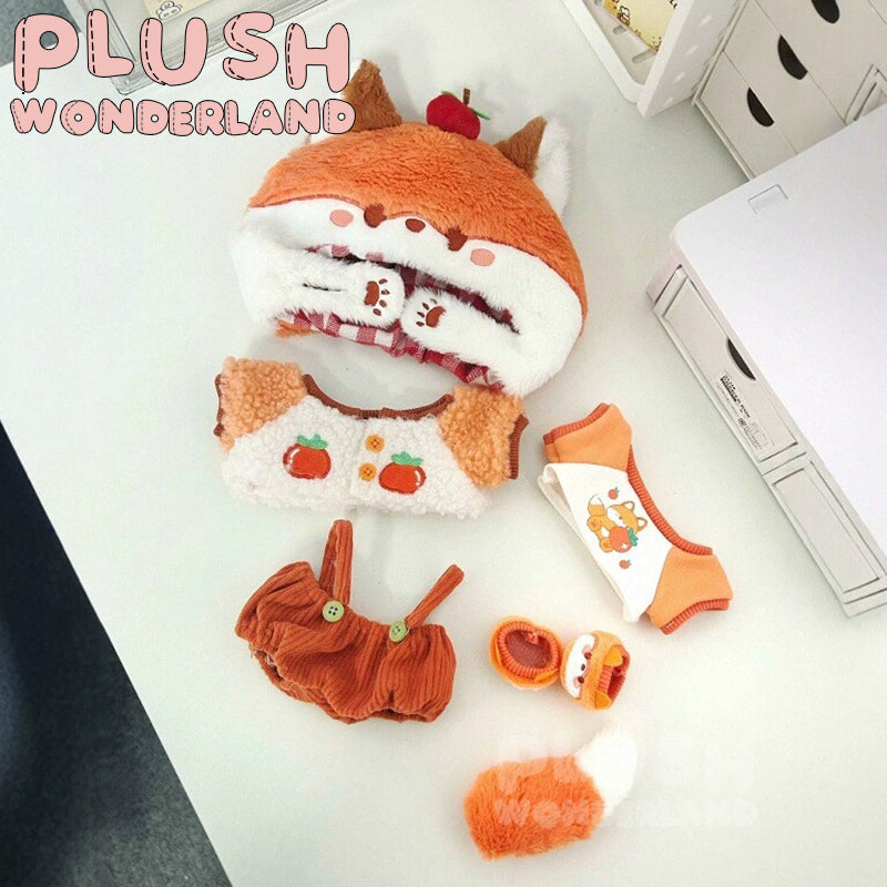 【PRESALE】PLUSH WONDERLAND Apple Fox And Orange Dog Plushies Cotton Doll Clothes 10CM/20CM