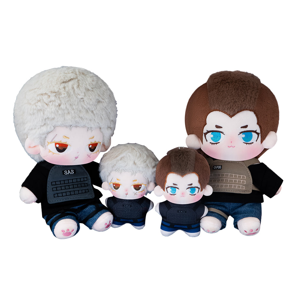 【INSTOCK】【10CM Doll】PLUSH WONDERLAND British Special Forces Operator/ Captain Plushies Printed Body 10CM Cotton Doll FANMADE COD