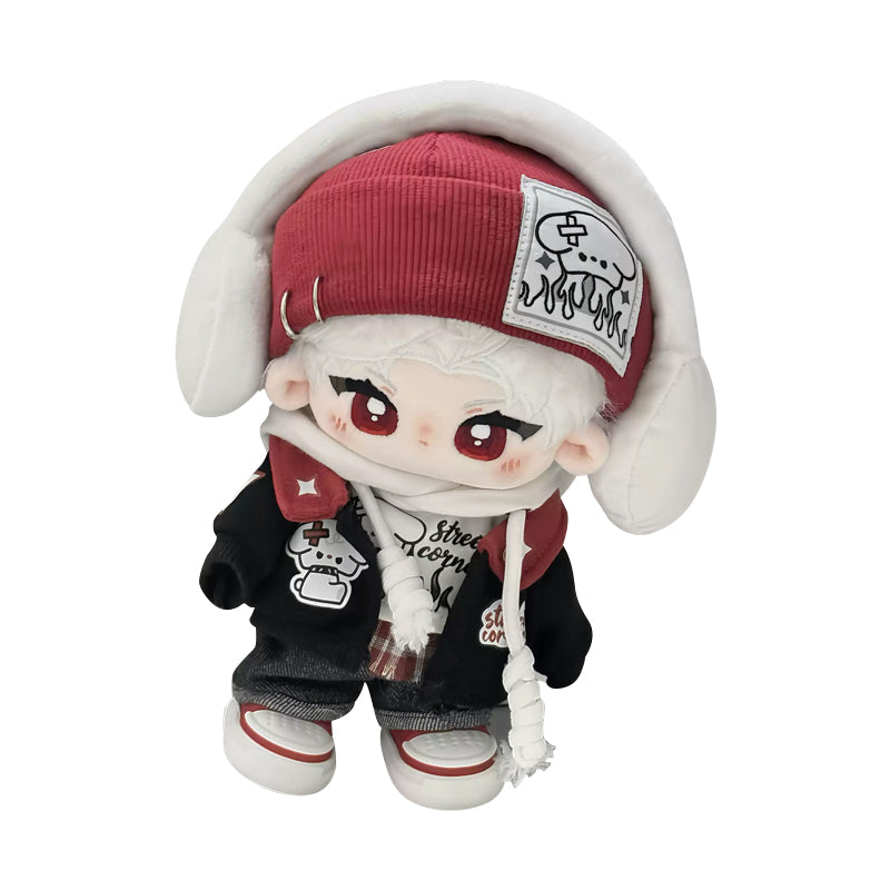 【IN STOCK】PLUSH WONDERLAND Adorable Vintage-Inspired Dog Hoodie 20CM Doll Clothes