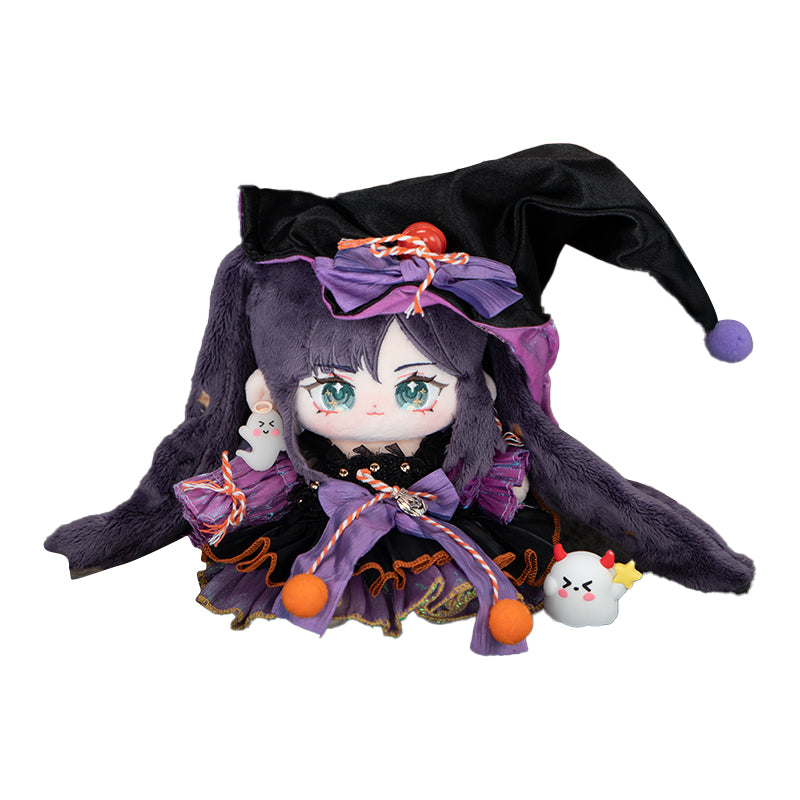 【IN STOCK】PLUSH WONDERLAND Doll Clothes 20CM Halloween Apprentice Witch Girl