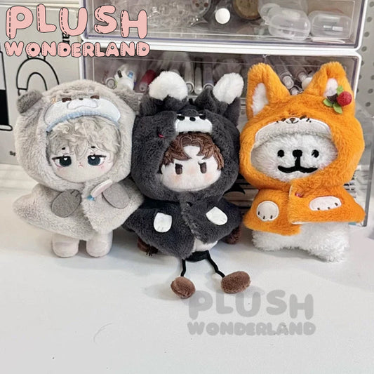 【IN STOCK】PLUSH WONDERLAND Animal Cloak Plushies Cotton Doll Clothes 10CM
