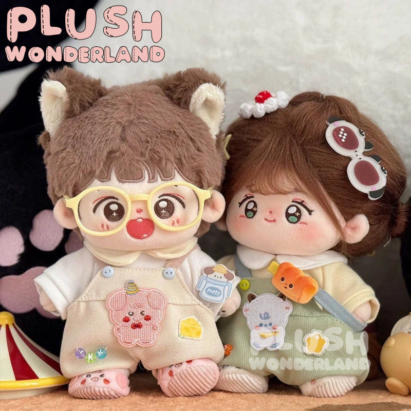 【IN STOCK】PLUSH WONDERLAND Overalls Plushies Cotton Doll Clothes 20CM