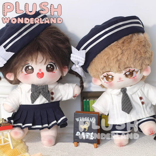 【In Stock】PLUSH WONDERLAND College Uniform Plushies Cotton 20CM Doll Clothes