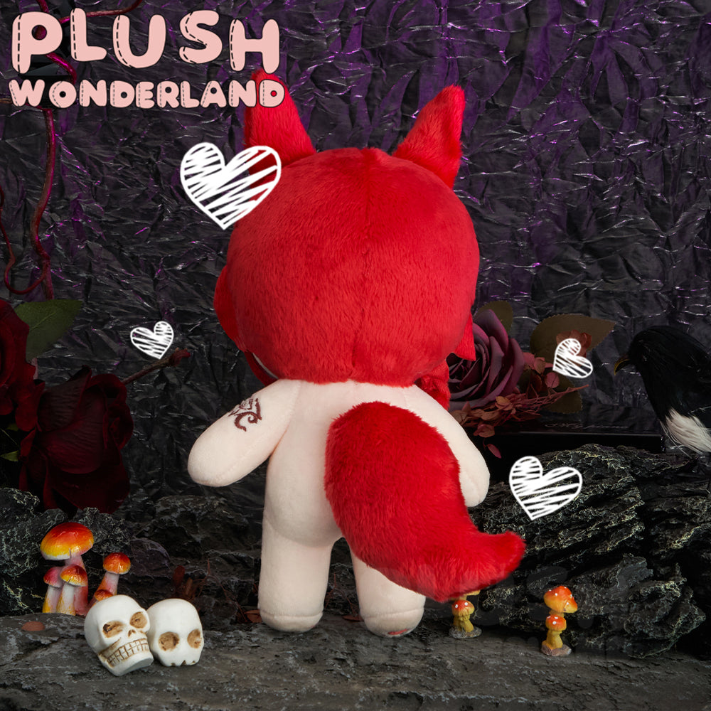 【Sold Out】PLUSH WONDERLAND Red Cat Plushies Cotton Doll 20CM FANMADE