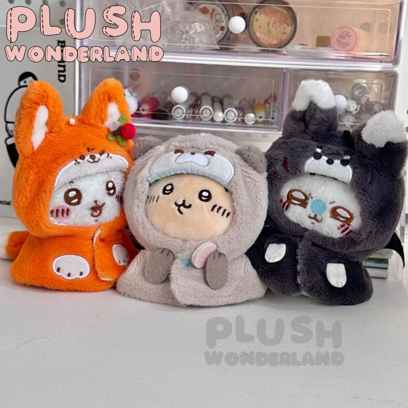 【IN STOCK】PLUSH WONDERLAND Animal Cloak Plushies Cotton Doll Clothes 10CM
