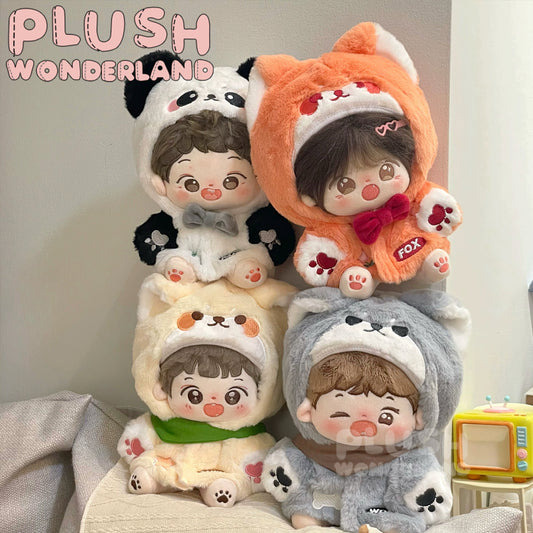 【IN STOCK】PLUSH WONDERLAND Animal Fluffy 10CM/20CM Cotton Clothes