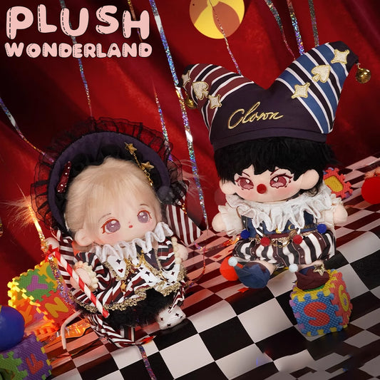 【IN STOCK】PLUSH WONDERLAND Dark Night Circus 20CM Cotton Doll Clothes