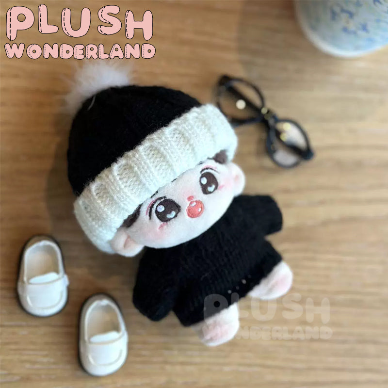 【IN STOCK】PLUSH WONDERLAND Black Sweater Plushies Cotton Doll Clothes 10 CM