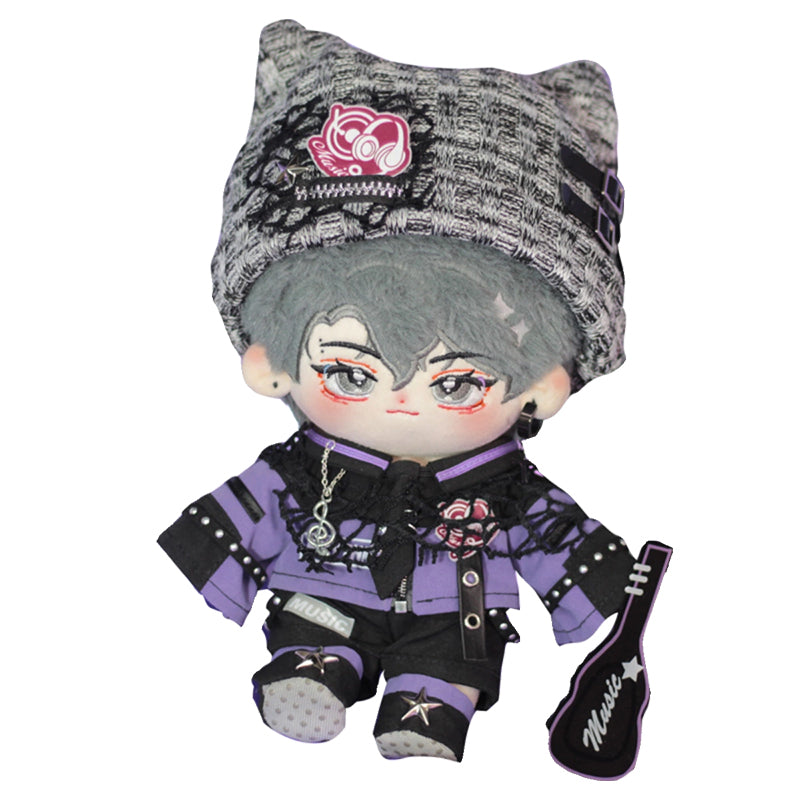 【IN STOCK】PLUSH WONDERLAND Music Festival Rock Plushies Cotton Doll Clothes 20 CM