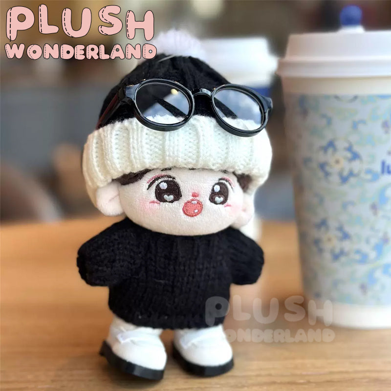 【IN STOCK】PLUSH WONDERLAND Black Sweater Plushies Cotton Doll Clothes 10 CM