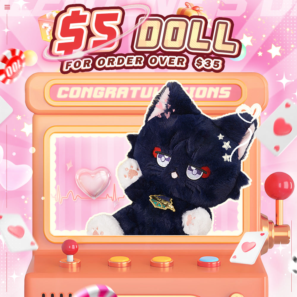 【Special Treat】【Only $5】PLUSH WONDERLAND 20CM Wanderer Cat Plushies FANMADE