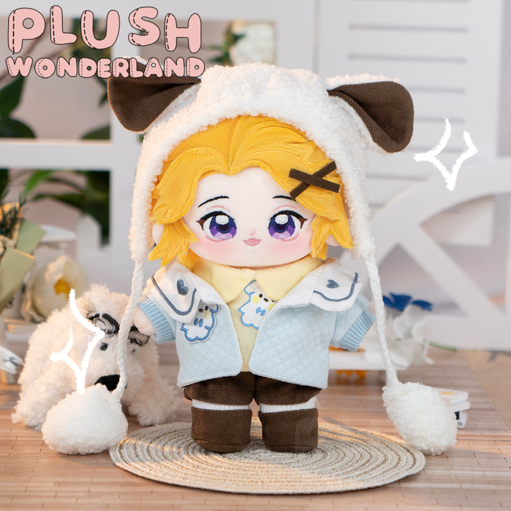【Sold Out】PLUSH WONDERLAND Blonde Puppy Plushie Cotton Doll FANMADE 20CM
