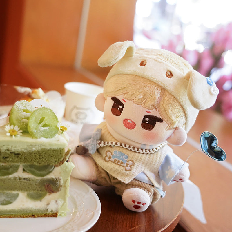 【INSTOCK】PLUSH WONDERLAND Puppy Crush Bones Cotton Doll Plush Clothes 20 CM