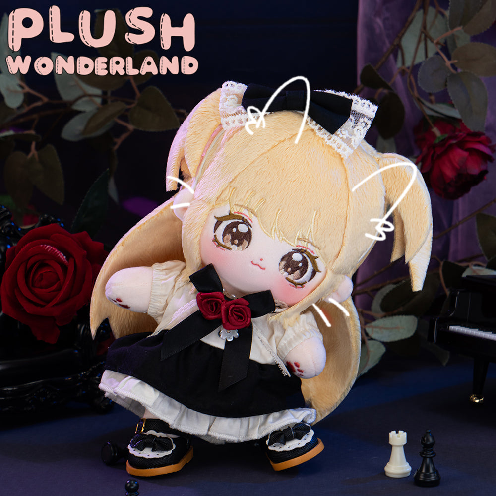 【Last Batch】【In Stock】PLUSH WONDERLAND Anime Apple Berry Sugar Doll Plush 20CM FANMADE Cute Black Outfit