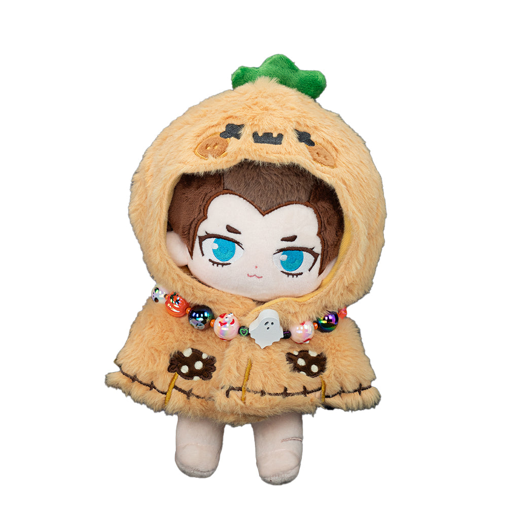 【IN STOCK】PLUSH WONDERLAND Doll Clothes 20CM Halloween Ghost/Pumpkin Cloak White Orange