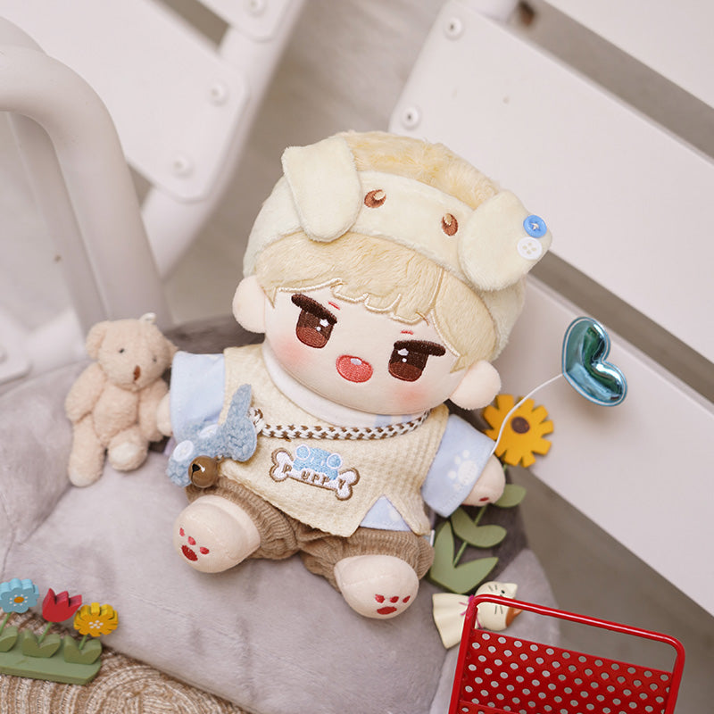 【INSTOCK】PLUSH WONDERLAND Puppy Crush Bones Cotton Doll Plush Clothes 20 CM