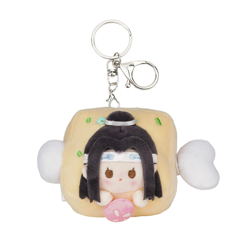 【PRESALE】PLUSH WONDERLAND Mo Dao Zu Shi Lan Wangji/ Wei Wuxian 8CM Doll Chinese Food Series Stretchable Plush Pendant