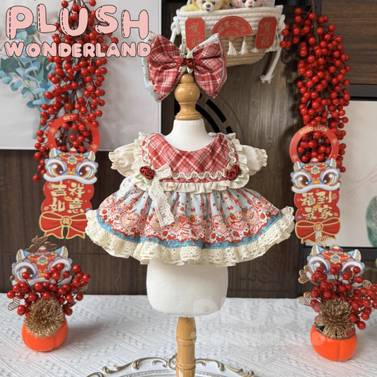 【INSTOCK】PLUSH WONDERLAND Bear Red Princess Dress 20CM Doll Clothes