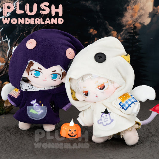 【In Stock】PLUSH WONDERLAND 20CM Plushies Cotton Doll Witch Hat Pumpkin Light Broom Halloween Set FANMADE