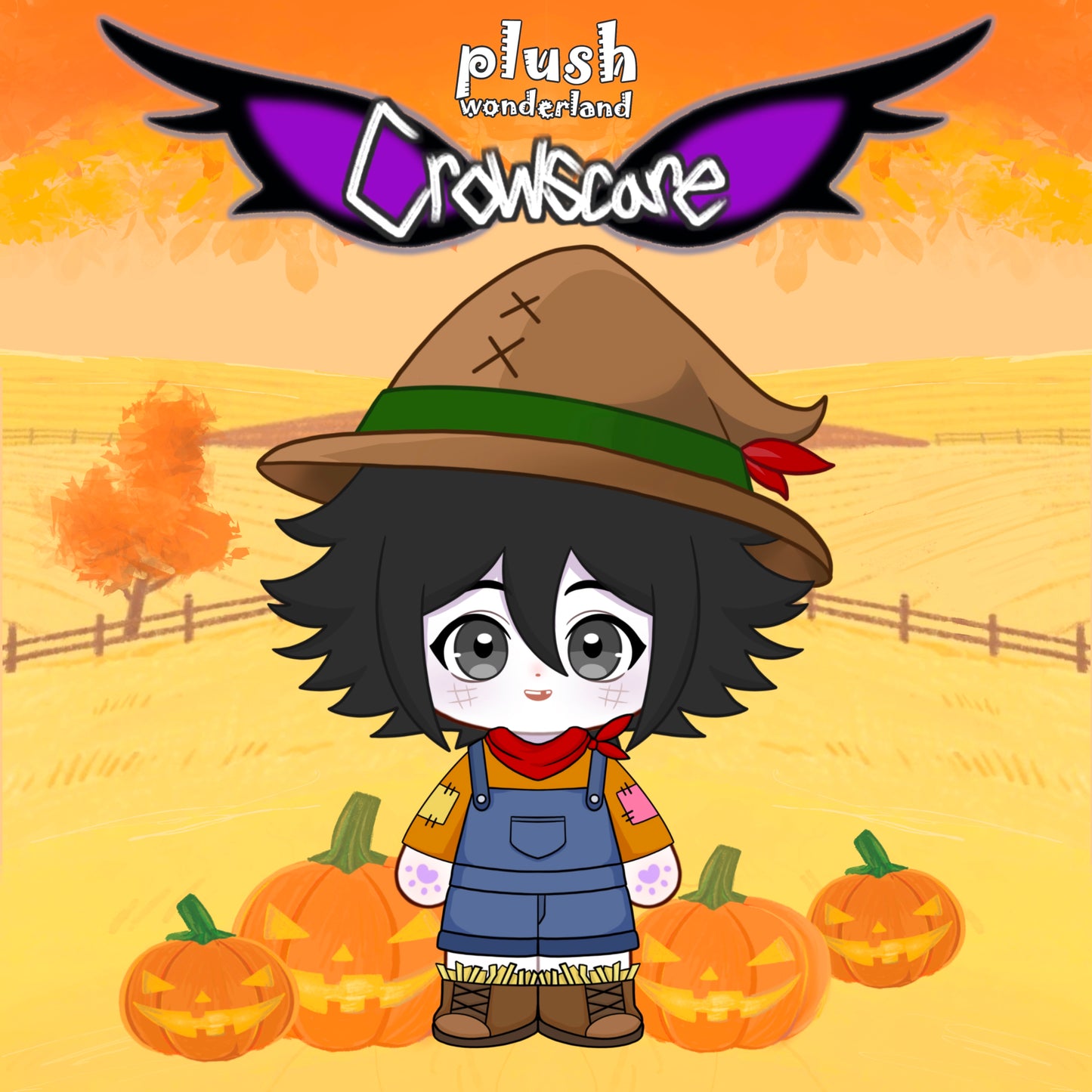 【PRESALE】【Authorized】PLUSH WONDERLAND Crowscare Ryo Daytime Ver. 20CM Plushie Cotton Doll