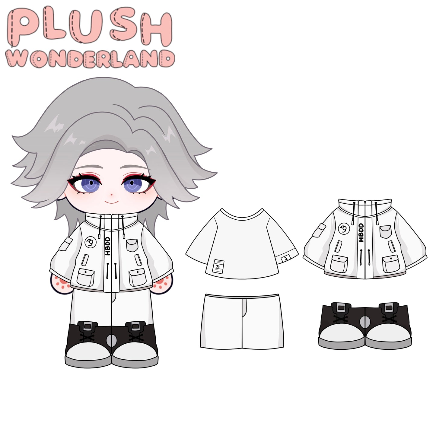 【Sample Making】PLUSH WONDERLAND Straightforward Plushie 20CM Cotton Doll