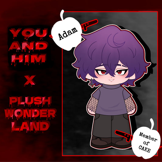 【PRESALE】【Authorized】PLUSH WONDERLAND You And Him Adam 20CM Plushie Cotton Doll