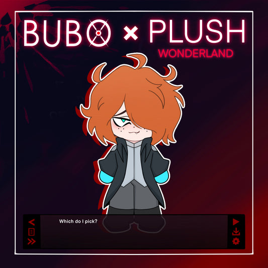 【PRESALE】【Authorized】PLUSH WONDERLAND Bubo Prologue Aku Punk Plushie Cotton Doll