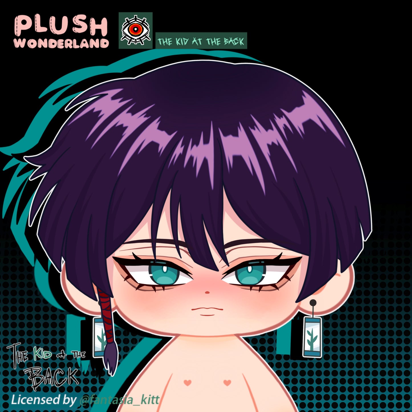 【Poll-Failed】【Authorized】PLUSH WONDERLAND The Kid at the Back Geo Plushie 20CM Doll Authorized