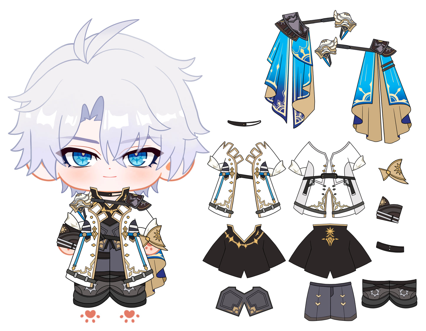 【Sample Making】PLUSH WONDERLAND snowy Plushie 20CM Cotton Doll