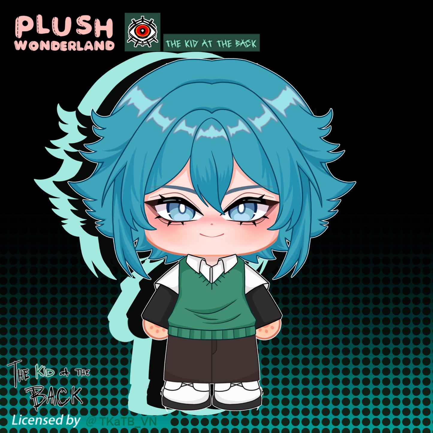 【Authorized】PLUSH WONDERLAND The Kid at the Back Hyugo Plushie 20CM Doll Authorized