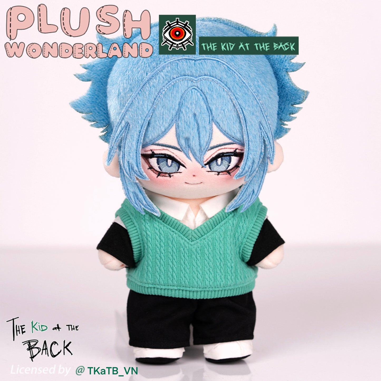 【Authorized】PLUSH WONDERLAND The Kid at the Back Hyugo Plushie 20CM Doll Authorized
