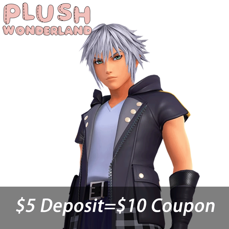 DEPOSIT POLL PLUSH WONDERLAND Kingdom Hearts Riku Plushie FANMADE