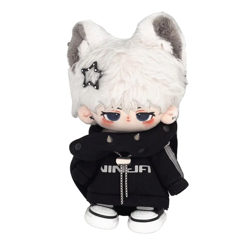 【INSTOCK】PLUSH WONDERLAND Cool Ninja 20CM Doll Clothes Reflective Metal Style