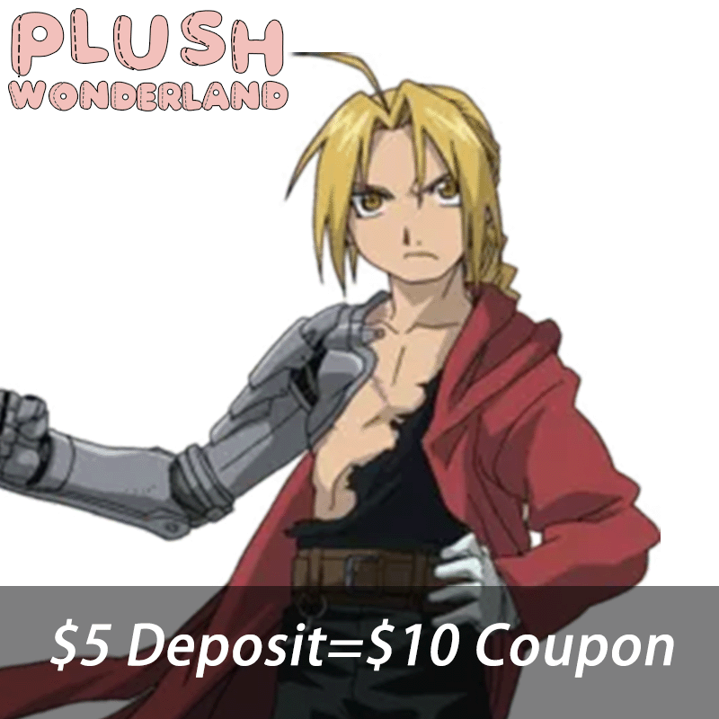 Deposit POLL PLUSH WONDERLAND Fullmetal Alchemist Edward Elric Cotto plushwonderland