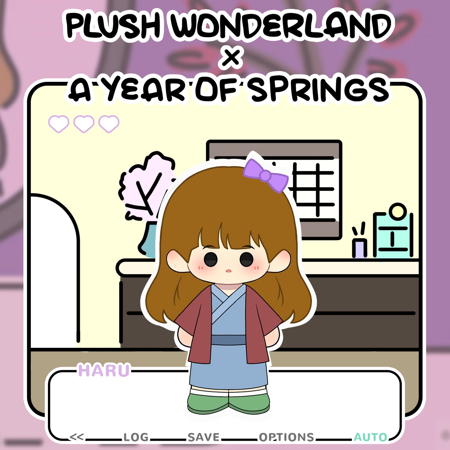 【PRESALE】【Authorized】PLUSH WONDERLAND A Year Of Springs Haru 20CM Plushie Cotton Doll