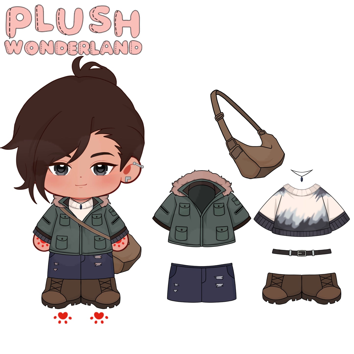 【Sample Making】PLUSH WONDERLAND Popular Plushie 20CM Cotton Doll