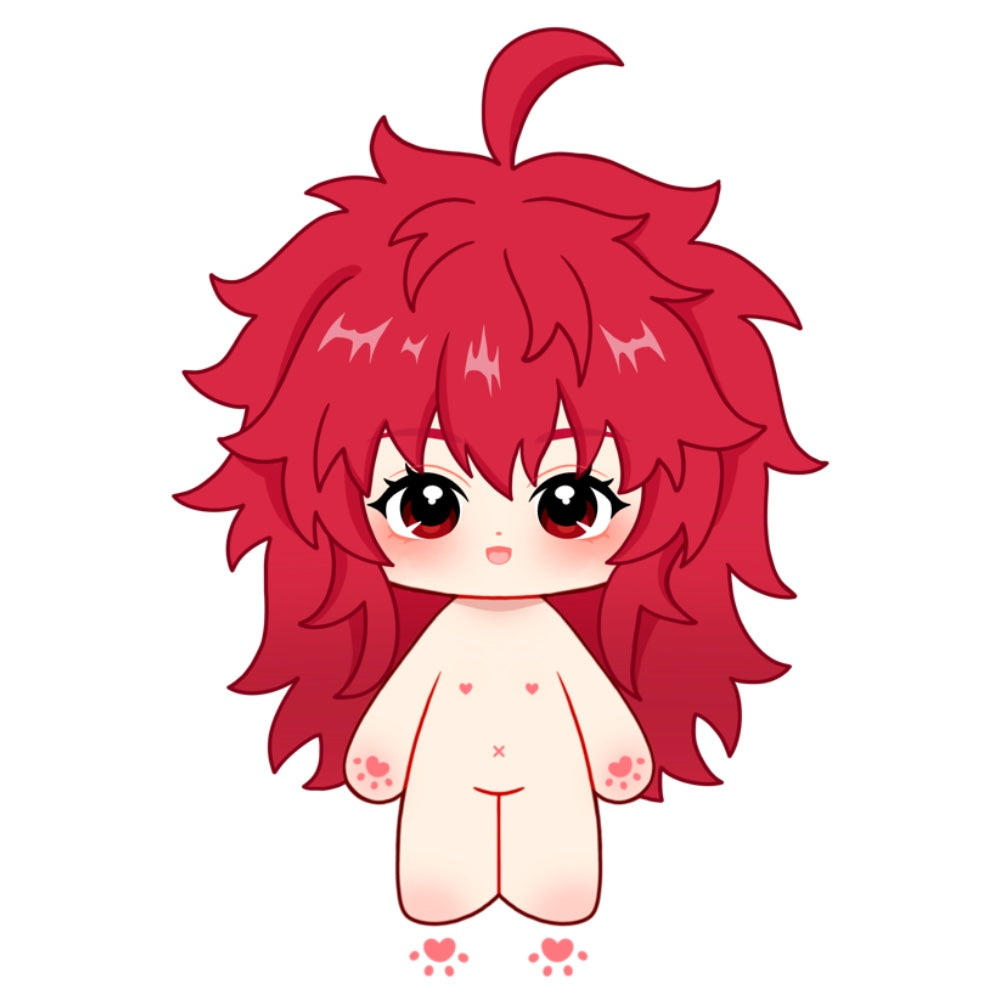 【Sample Making】PLUSH WONDERLAND Red Hair Plushie 20CM Doll