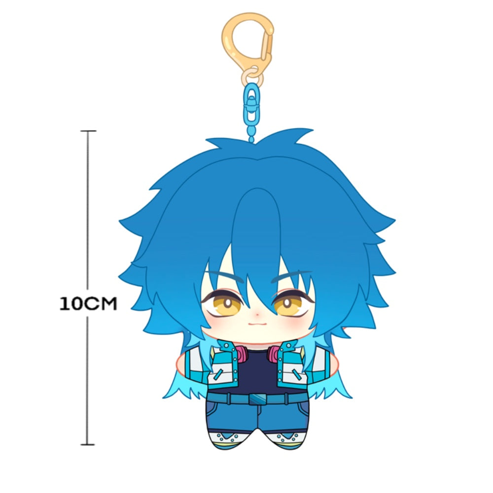 【Sample Making】【10CM Doll】PLUSH WONDERLAND Sly Blue Plushie 10CM Printed Body Doll Pendant FANMADE